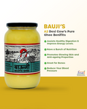 BAUJI A2 GIR Cow Cultured Ghee